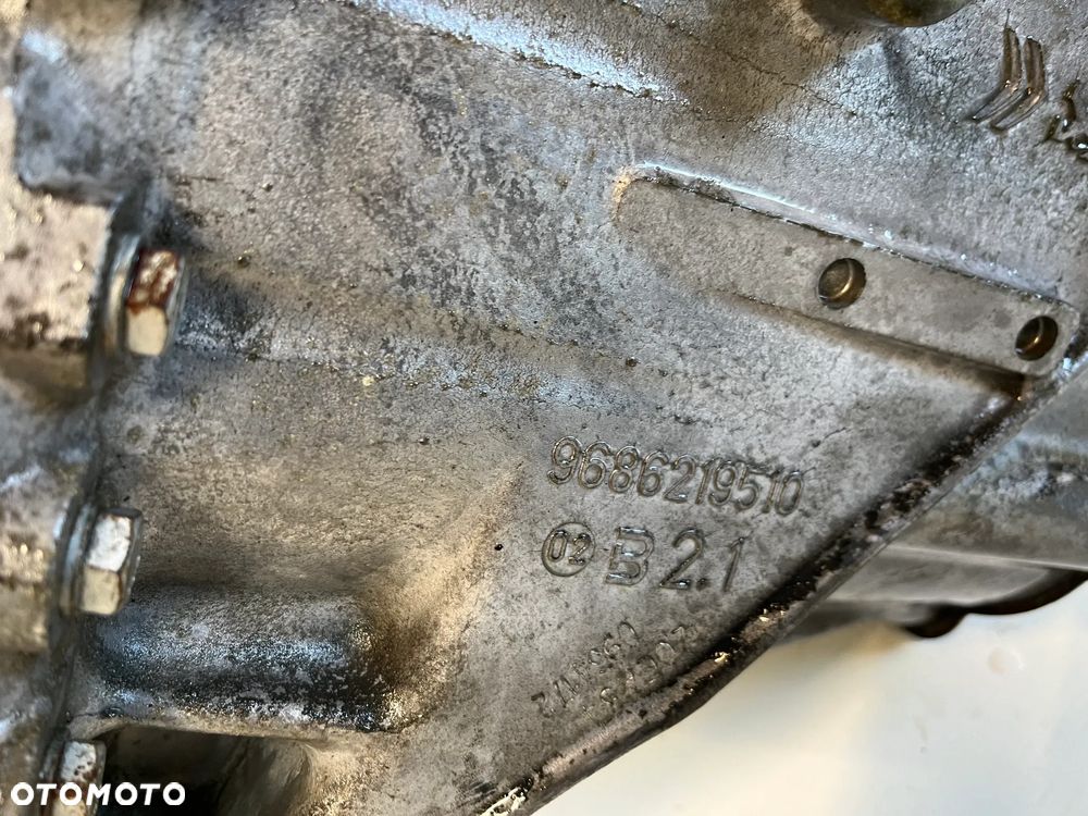 SKRZYNIA BIEGÓW PEUGEOT CITROEN 1.6 HDI 9686219510 - 5