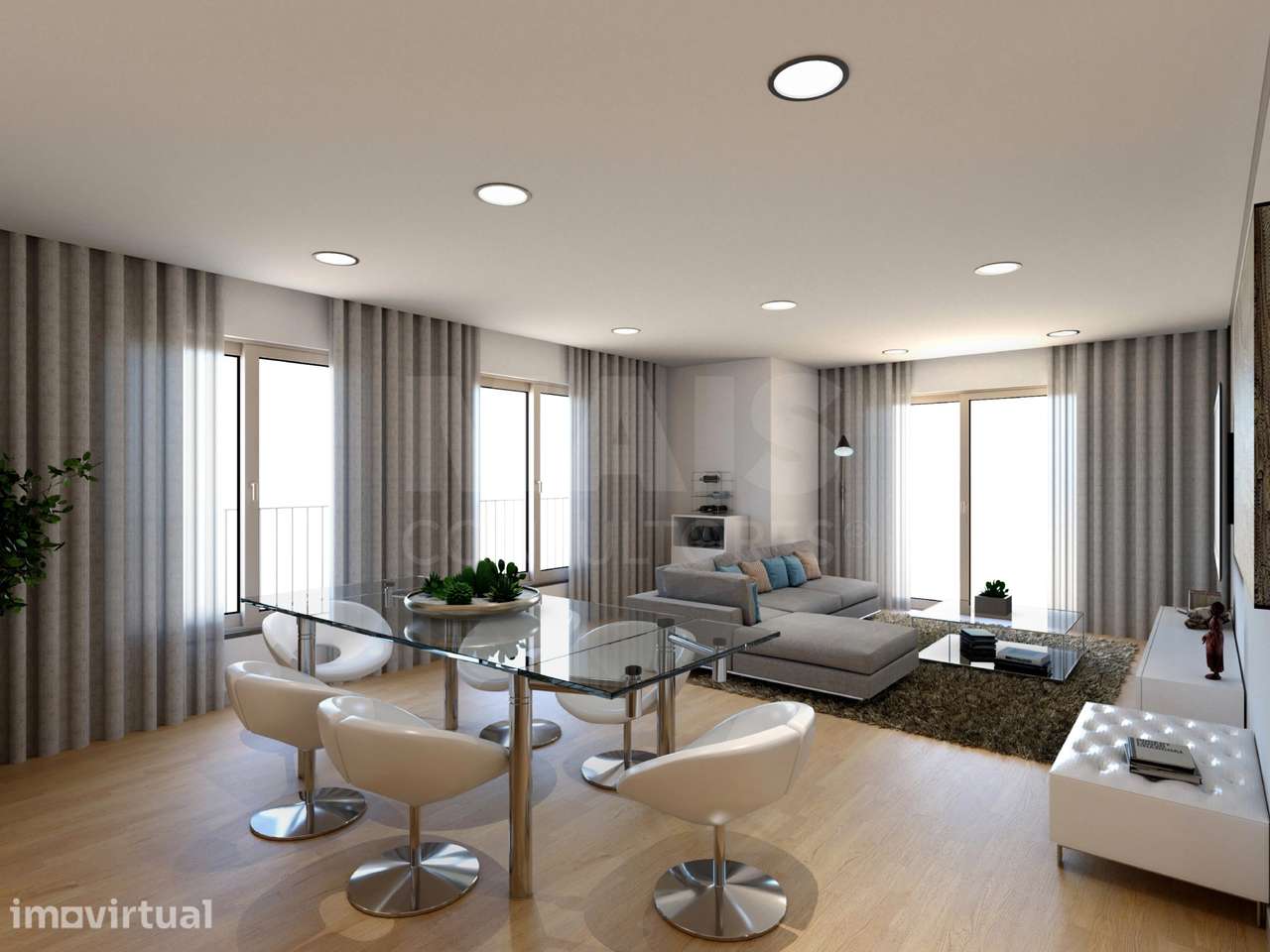 Apartamento T3+ 1 com garagem Box, terraço e varanda. - Grande imagem: 5/17