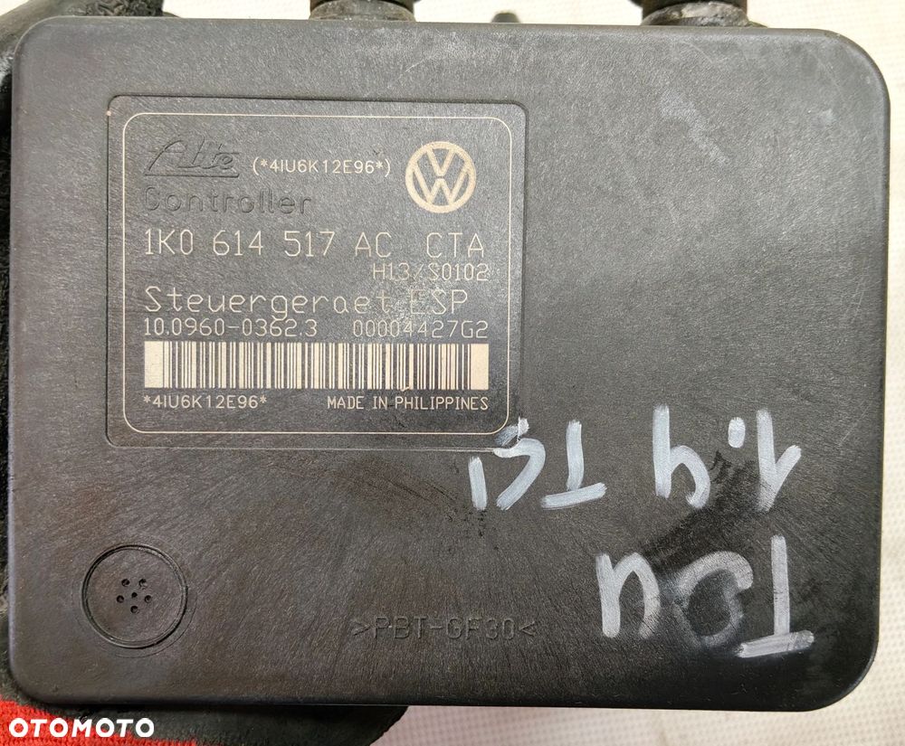 Touran I pompa ABS 1,4TSI lift Volkswagen 1K 614 517 AC CTA - 2