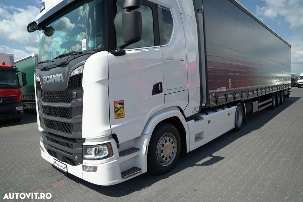 Scania S 530 / V8 / RETARDER / MEGA KIT / PLATĂ JOSĂ + KRONE / PUNTE RIDICATĂ / SAF - 8