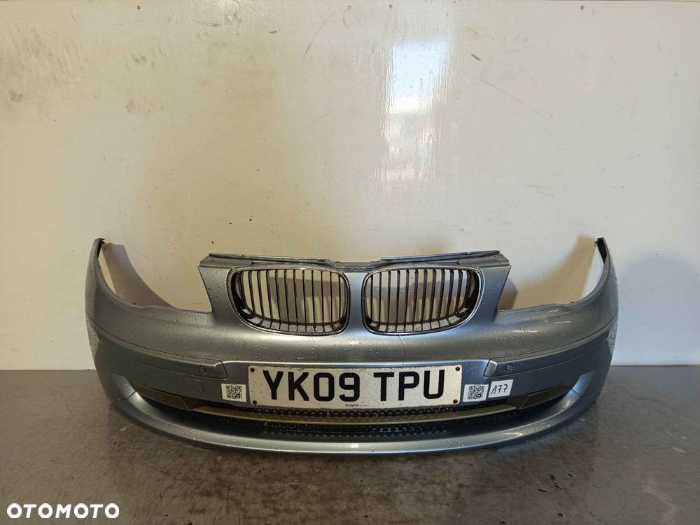 + ZDERZAK PRZÓD PRZEDNI BMW SERIA 1 I E87 LIFT FL BLUE WATER BŁĘKITNY PDC CZUJNIKI HALOGENY - 5