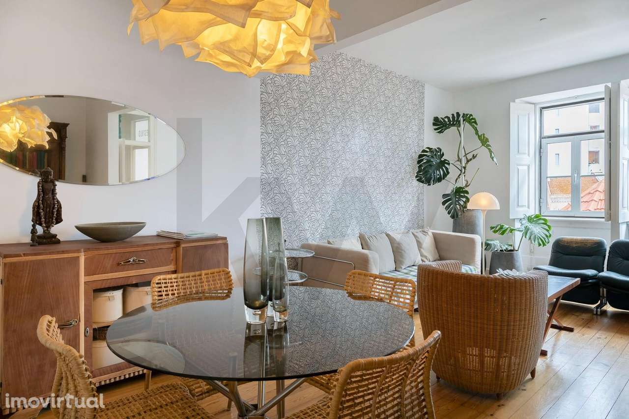 Charme e Luz em São Vicente: T3 único junto ao Panteão Nacional - Grande imagem: 3/34