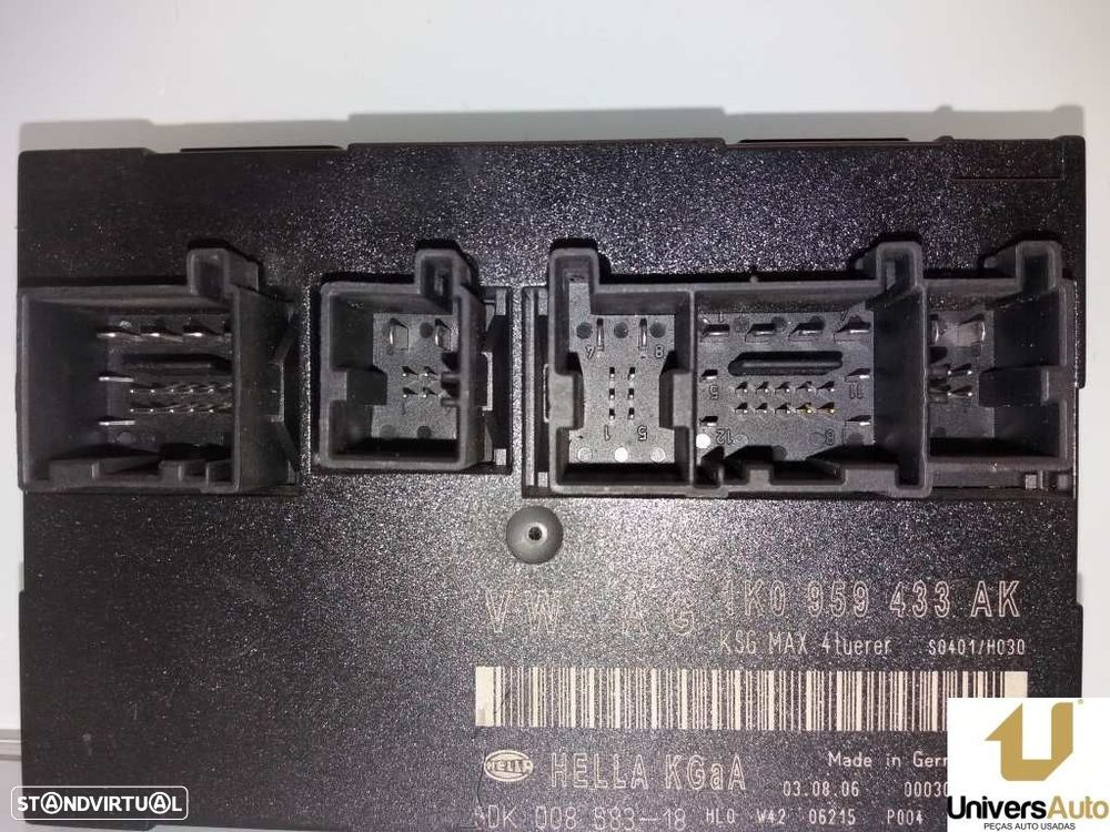 MODULO ELECTRONICO VOLKSWAGEN GOLF V 2004 -1K0959433AK 5DK00858318 - 4