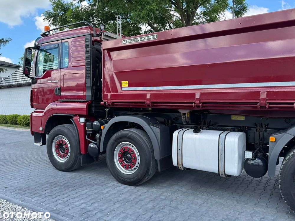 MAN TGS 35.460 // 8X4 // MANUAL // RESOR // MEILLER KIPPER 16 m3-3STRONNY // BURTA 110 // DWIE KAMERY // Z NIEMIEC - 15