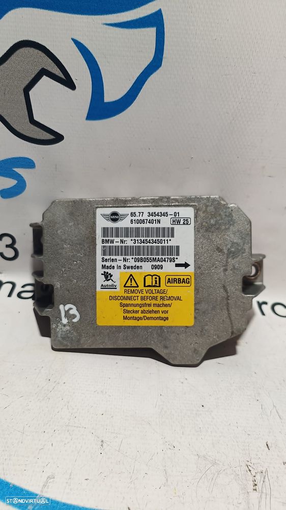 CENTRALINA ECU MODULO AIRBAG MINI COOPER R57 LCI CABRIO R57 6577345434501 65773454345 345434501 3454345 - 1