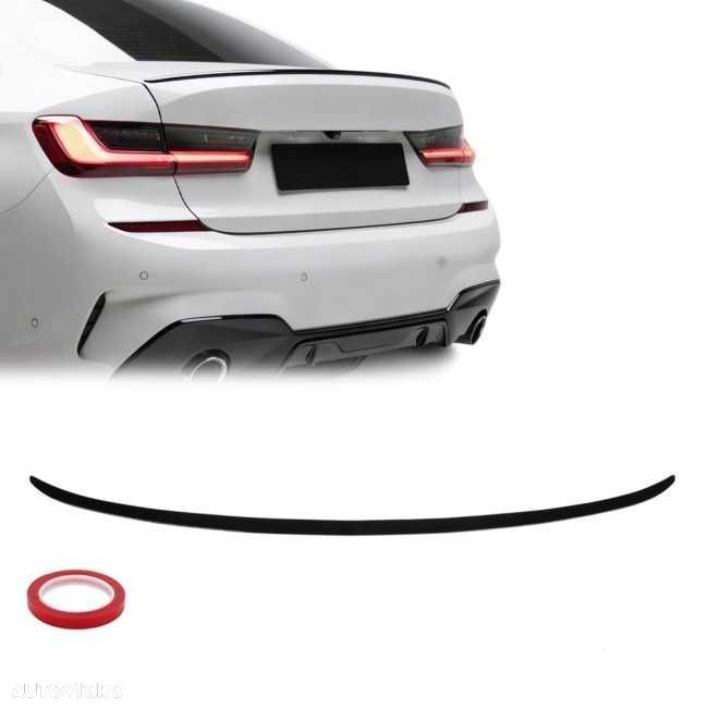 Eleron Lip Codita Portbagaj BMW Seria 3 G20 Super SLIM 340i style, Negru Lucios - 1