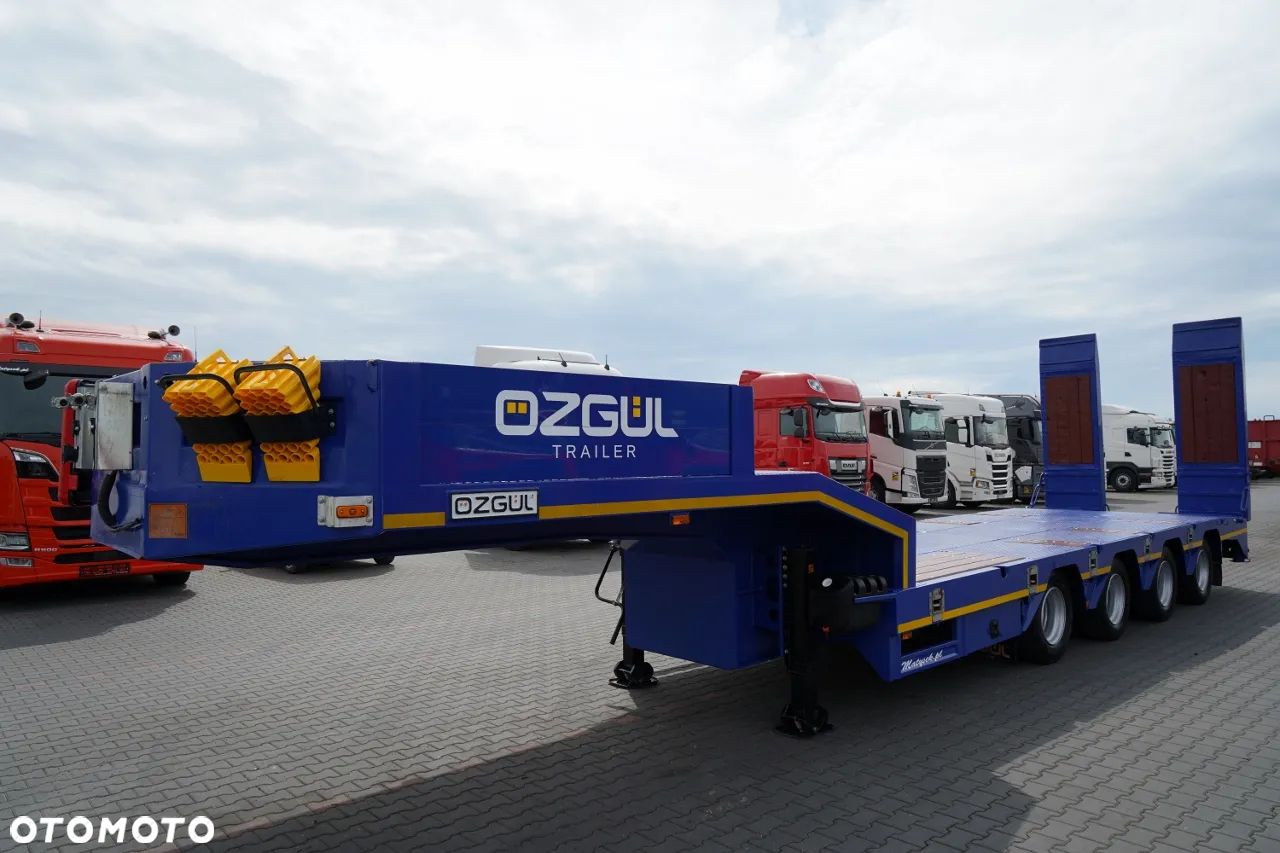 Faymonville OZGUL  NACZEPA LAWETA / LW4 / NISKOPODWOZIOWA / POSZERZANA / 4 OSIE /  12 M / NAJAZDY HYDRAULICZNE / SPROWADZONA - 6