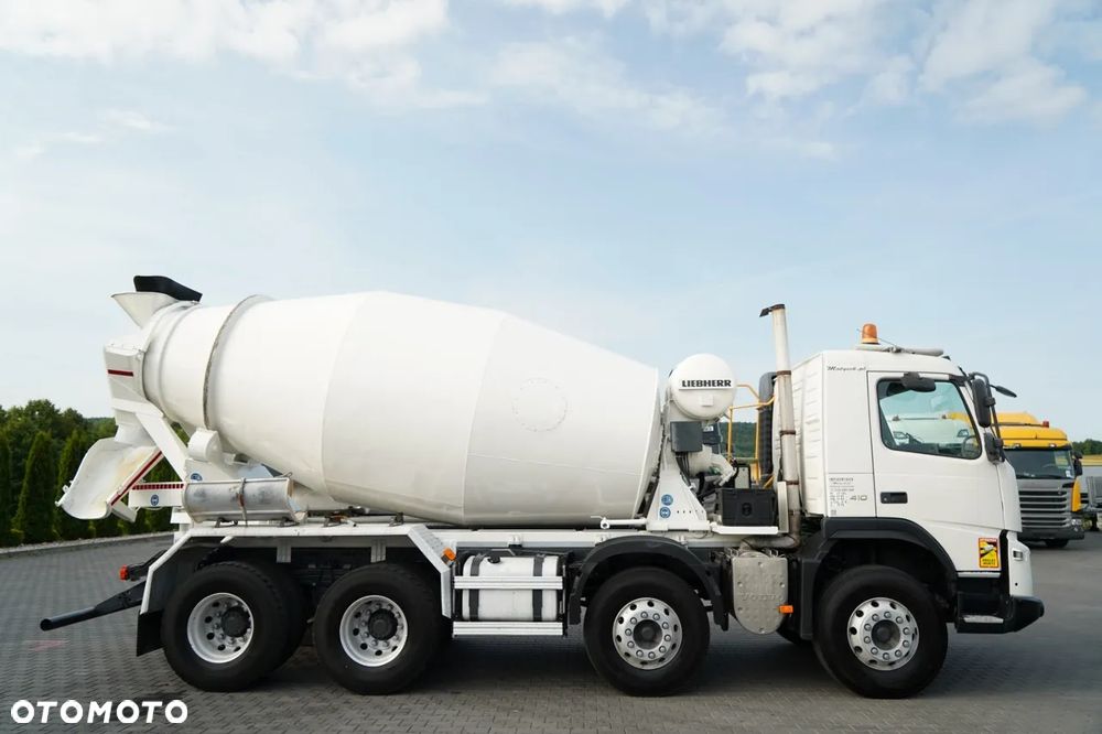 Volvo FMX 410 / 8x4 / GRUSZKA / BETONOMIESZARKA / LIEBHERR / 9 M3 / I-SHIFT/ ALUFELGI / EURO 5 - 8