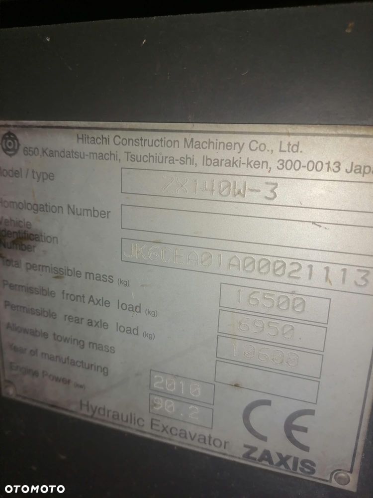 Hitachi ZX140W-3 - 7