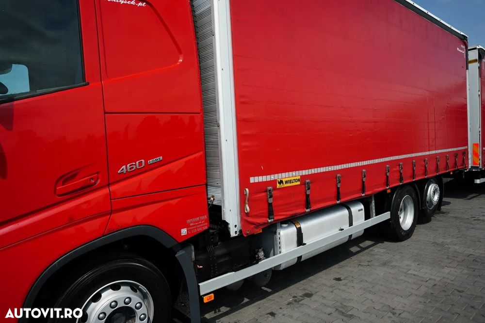 Volvo FH 460 / COMBINAT TANDEM / 120 M3 / TRANSITION / I-SAVE / I-PARK COOL / DIRECȚIE CU RIDICARE AXLE / WIELTON / CORTINĂ ARMATĂ - 8