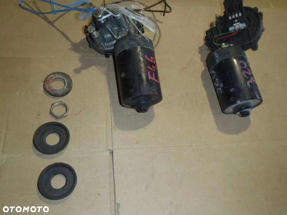 silniczek mechanizm ramiona cięgno wycieraczek bmw e46 jak nowy - 1