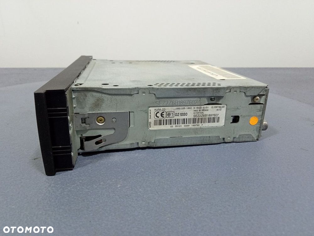 SEAT LEON I TOLEDO II RADIO CD FABRYCZNE OEM AURA CD 1M0035186D - 2