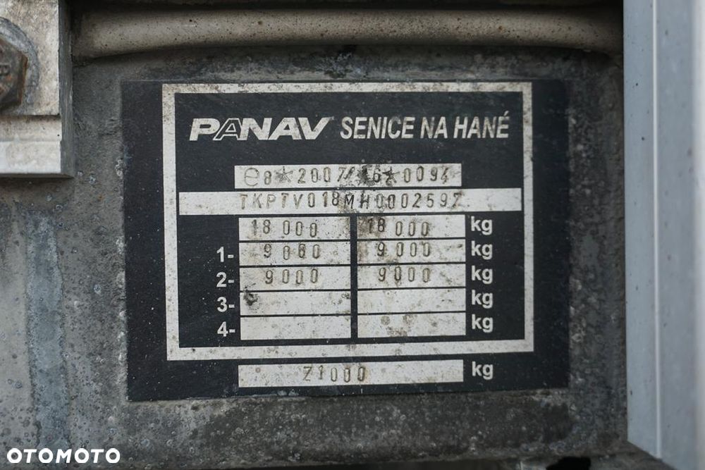 Panav TANDEM / DŁ. 8,35 M / FIRANKA / 20 PALET - 11