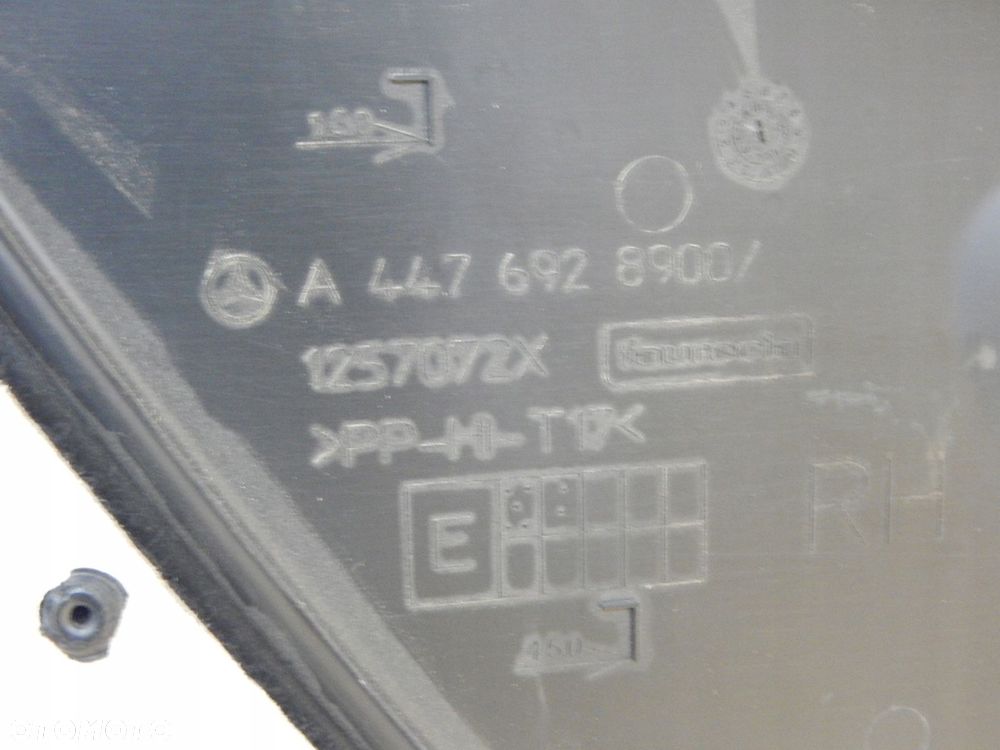 mercedes w447 vito extra long tapicerka bagażnika prawa tył a4476928900 - 6