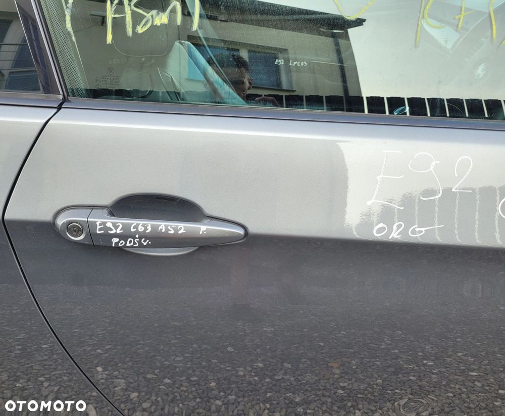 DRZWI PRAWE BMW E92 E93 A52 SPACEGRAU ORG LAKIER C63 - 2