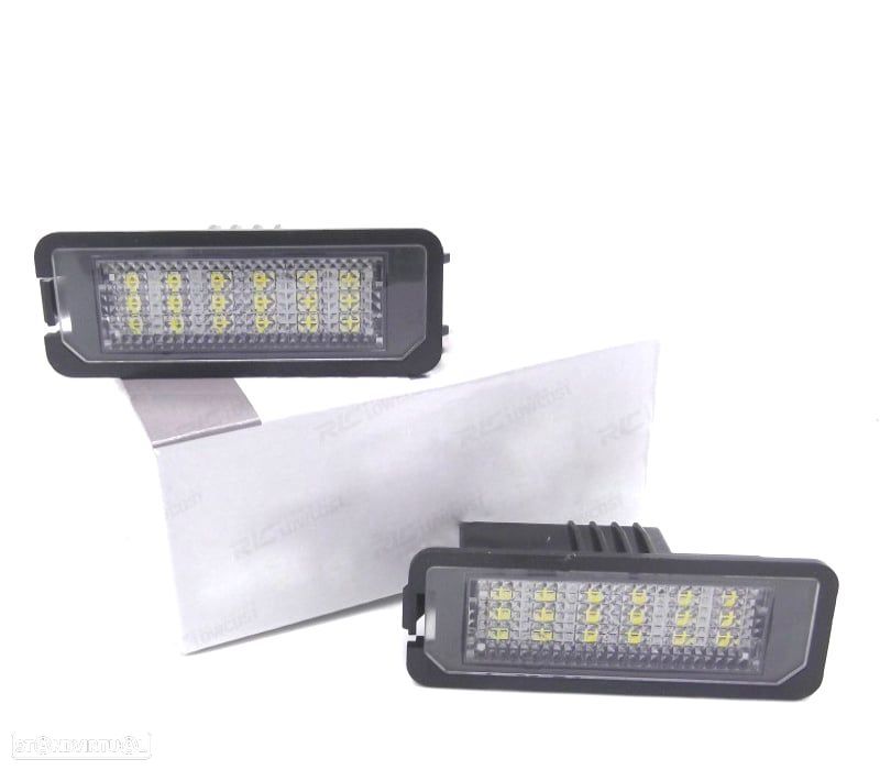 LUZES DE MATRÍCULA LED PARA VOLKSWAGEN VW POLO 10-16 - 1