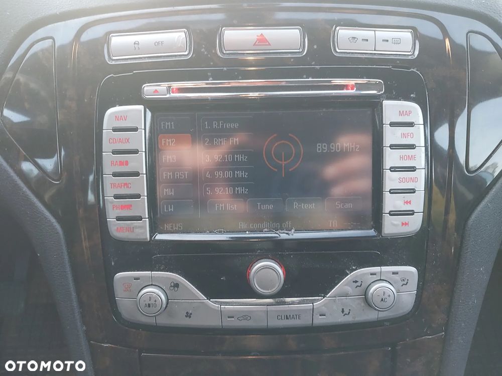 Radio duże navi DOTYKOWE Ford Mondeo MK4 IV KOD + Gwarancja wyświetlacz ORYGINAŁ - 1