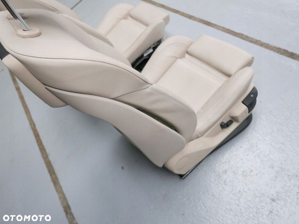 bmw f10 fotele wnętrze oyster lccx monitor dvd - 5