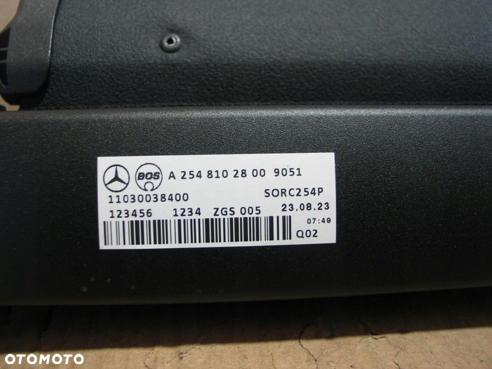 Roleta bagaznika mercedes GLC coupe A254 C254 X254 22r- A2548102800 - 7