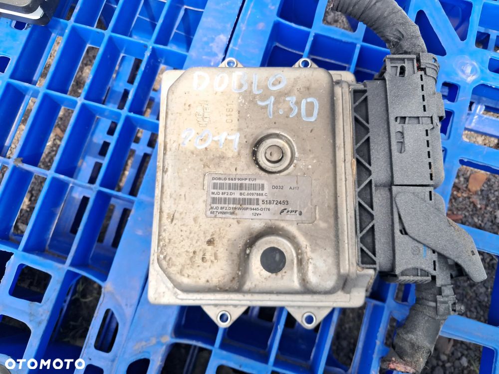 Fiat Doblo II 1.3 JTD Zestaw startowy immo 51872453 00518855330 518131970B365 - 4