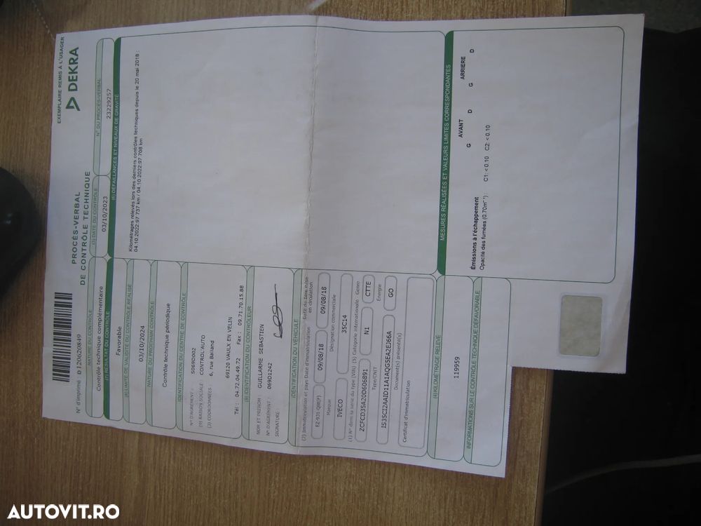 Iveco DAILY 35 C 13, 3 LOC. BASCULABIL, AC . EURO  VI . - 23