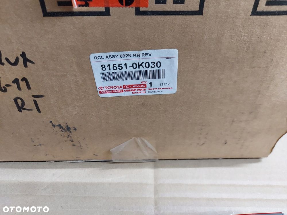 Toyota Hilux VII 06-12 Lampa R Tył Nowa Oryginał - 3