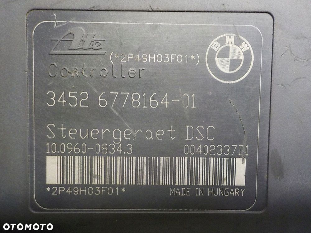 BMW 3 (E90) POMPA ABS 6778163 10.0399-3322.4 6778164 10.0960-0834.3 - 7