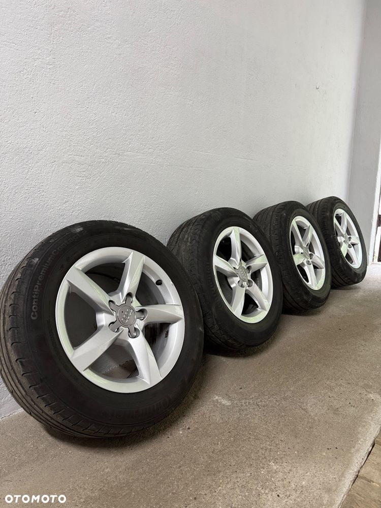 Felgi Audi 16” 5x112 + opony 225/55 Continental - 1