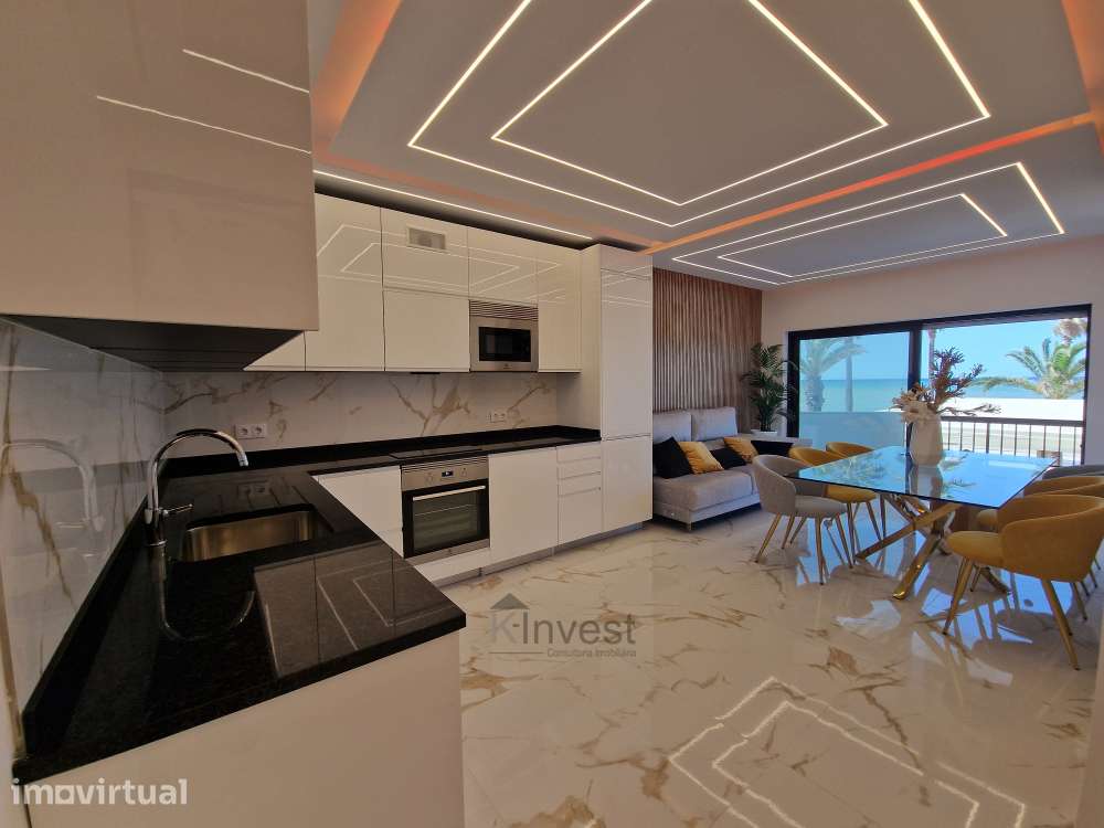 Apartamento T3 Primeira Linha da Praia, Garagem e Vista Mar - Quarteir - Grande imagem: 5/30