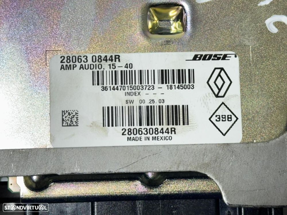 Sistema de Som Completo BOSE RENAULT GRAND SCENIC IV 281702144R 281445901R 28144... - 22