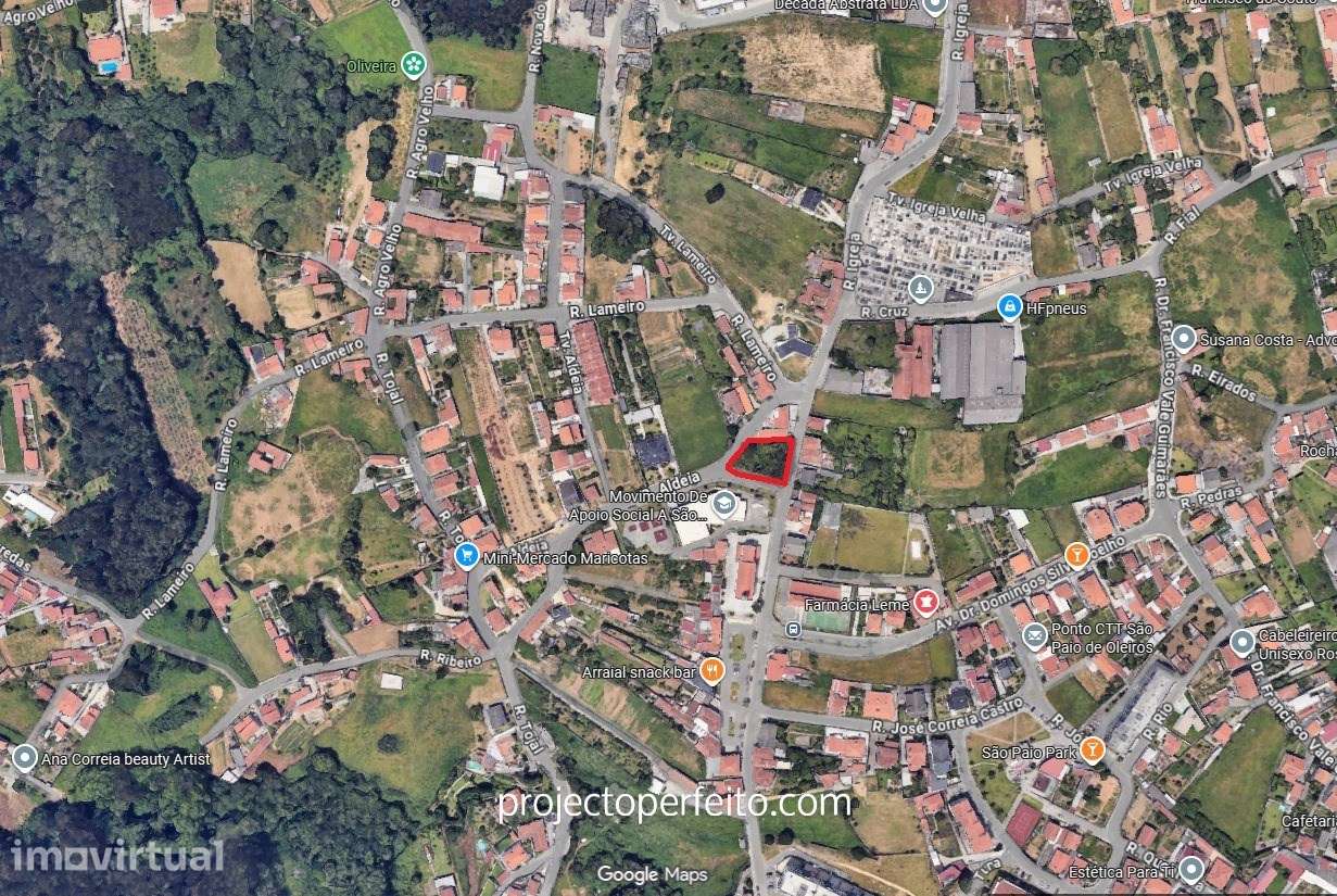 Lote de Terreno  Venda em São Paio de Oleiros,Santa Maria da Feira - Grande imagem: 3/5