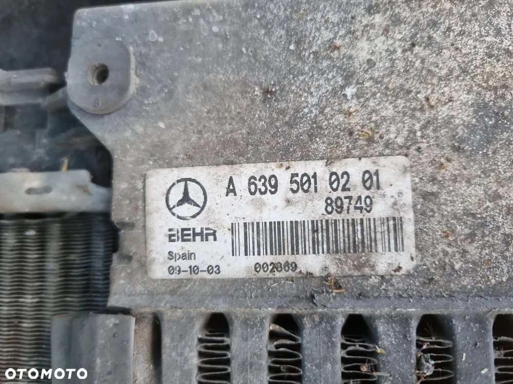 CHŁODNICA WODY INTERCOOLER MERCEDES VITO VIANO 2.2 CDI 639 03-10r. - 3