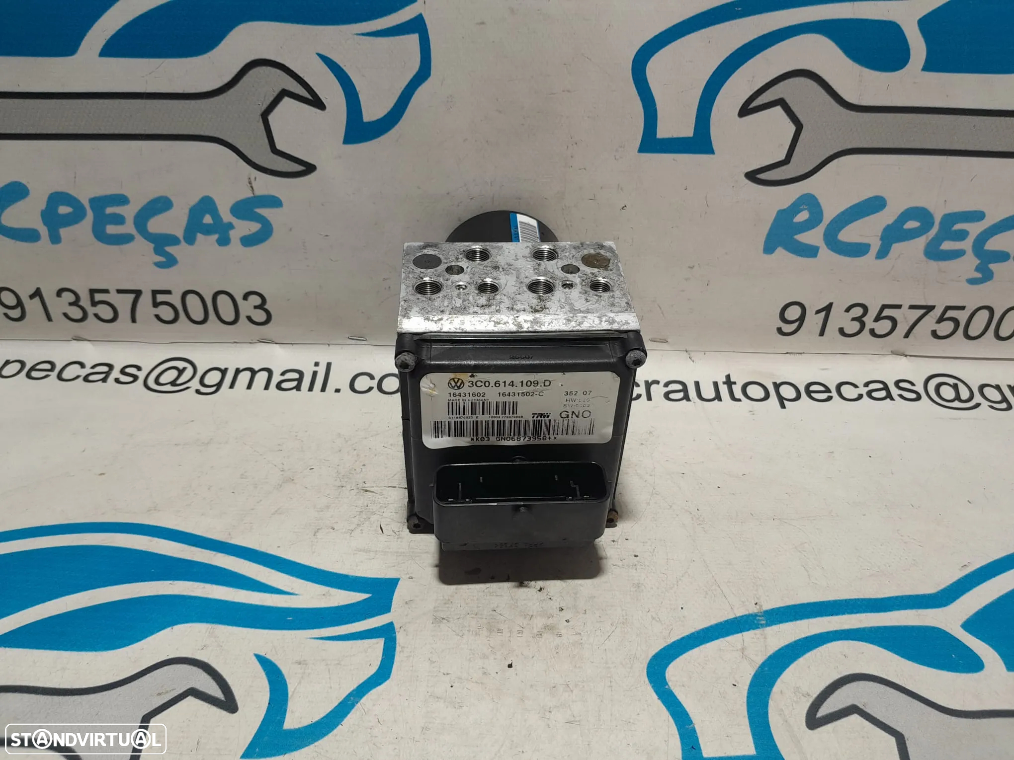 ABS MODULO BLOCO HIDRAULICO VW VOLKSWAGEN PASSAT B6 2.0 TDI 16V 140CV BKP 3C0614109D 16431502C 16431602 - 4