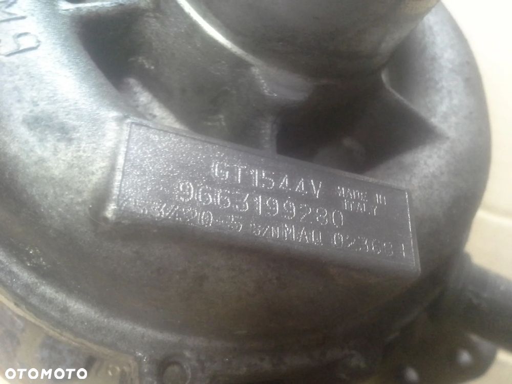 Citroen Peugeot Ford Mini Volvo 1.6 HDI 1.6 TDCi turbosprężarka Garrett GT1544V  9663199280 - 3