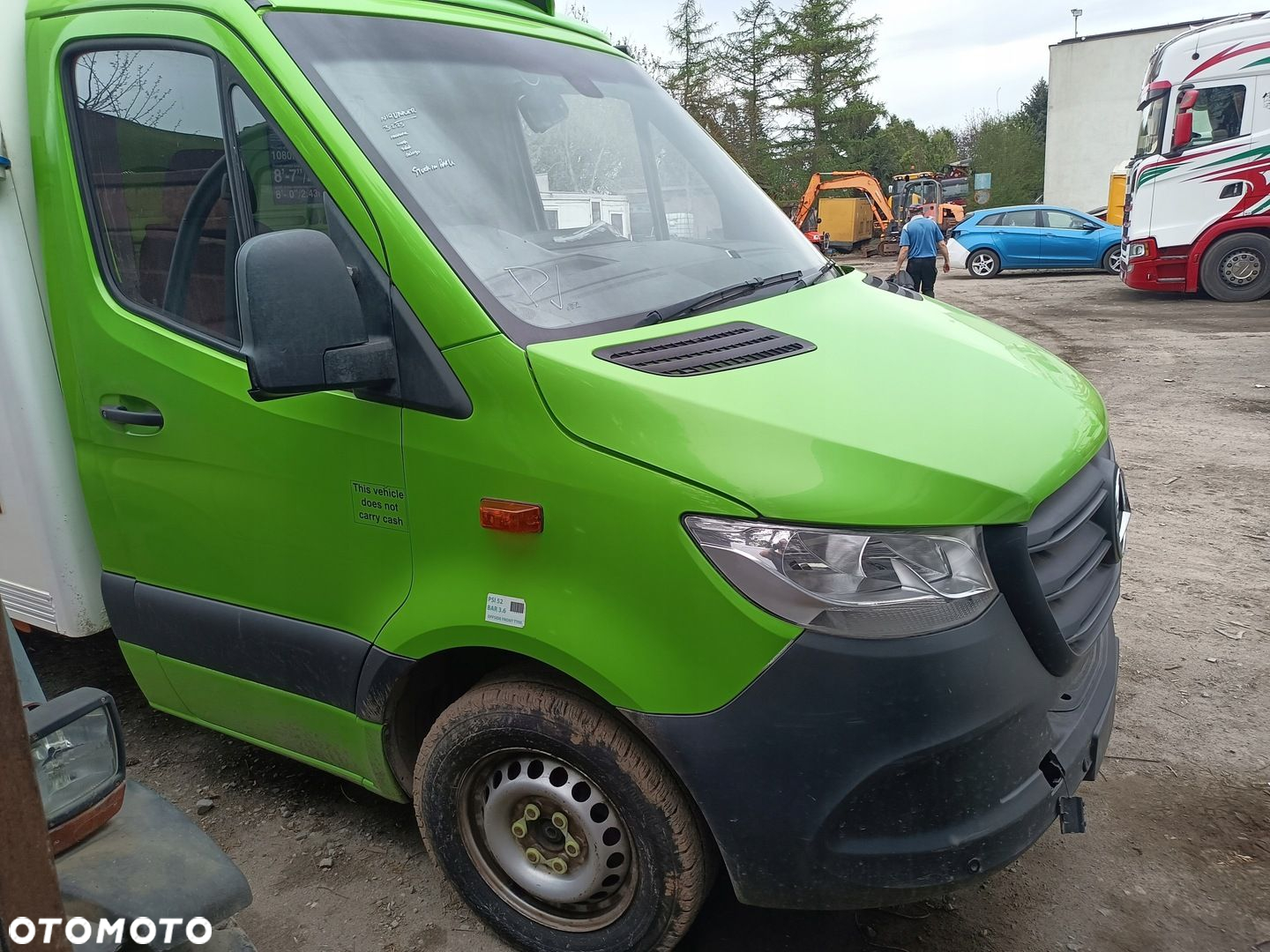 mercedes sprinter 907 910 kompletny przod maska blotnik zderzak lampa drzwi - 3