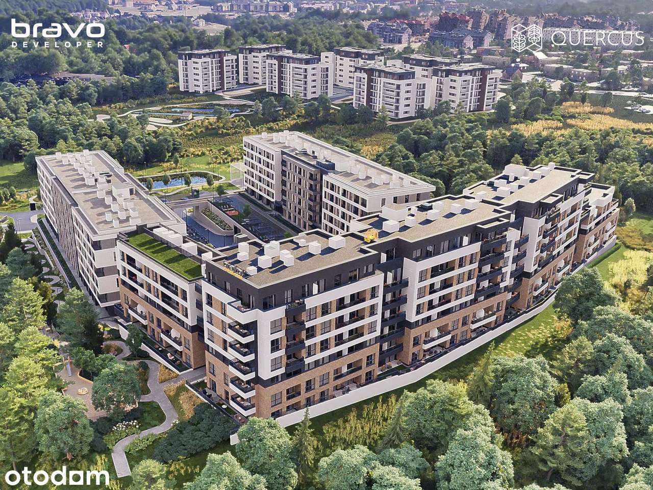 Quercus C.46.B duży balkon 5,13 m² i 3 pokoje