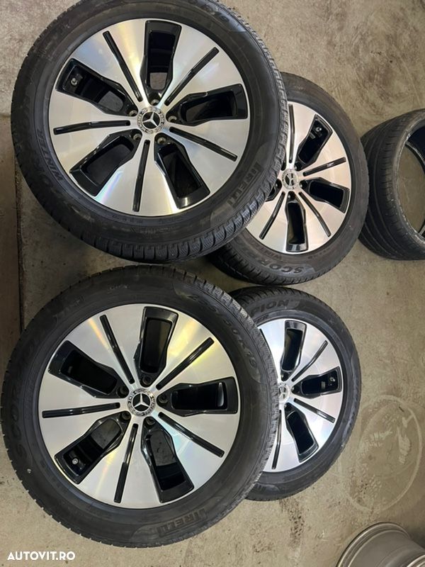 vând set jante originale Mercedes EQC pe 19” in două lățimi - 1