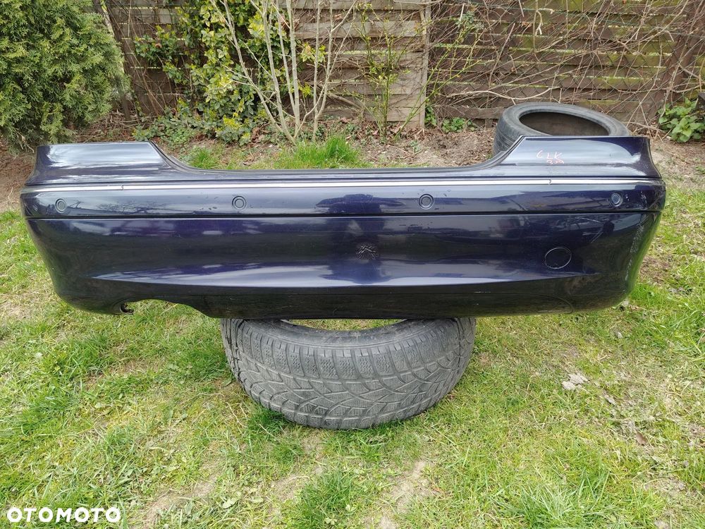 MERCEDES W209 ClK Zderzak tylny tył PDC Granatowy 359 - 4
