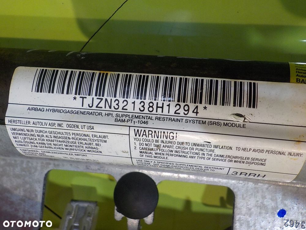 DODGE JOURNEY 2.0 CRD 09r 5D kurtyna powietrzna prawa 04680642AA - 15