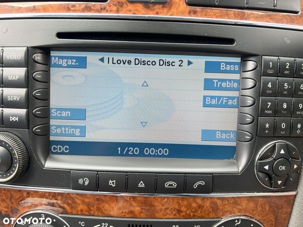 Comand radio nawigacja OE Mercedes CLK W209 Lift A2098208289 A2098207289 - 15