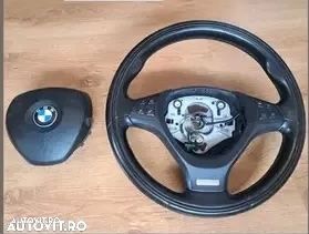 Volan BMW Individual cu airbag BMW original in stare foarte buna cu usoare urme de uzura E70+LCI E71 E72 - 2