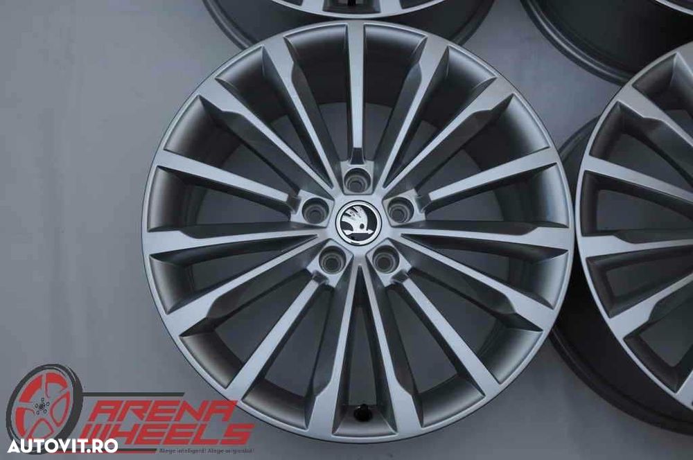 Jante Noi 19 inch Originale Skoda Superb Karoq Kodiaq Enyaq Elroq R19 - 5