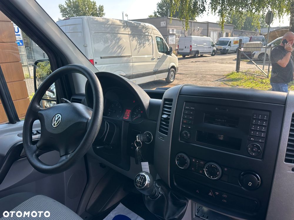 Volkswagen Crafter 2.0tdi 136ps 6oso brygadowka Maxi czarna - 28