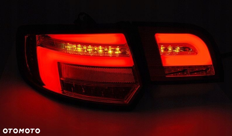 lampy tylne kpl full led bar neon tuning blac audi a3 8p sportback 5d 04-08 - 6