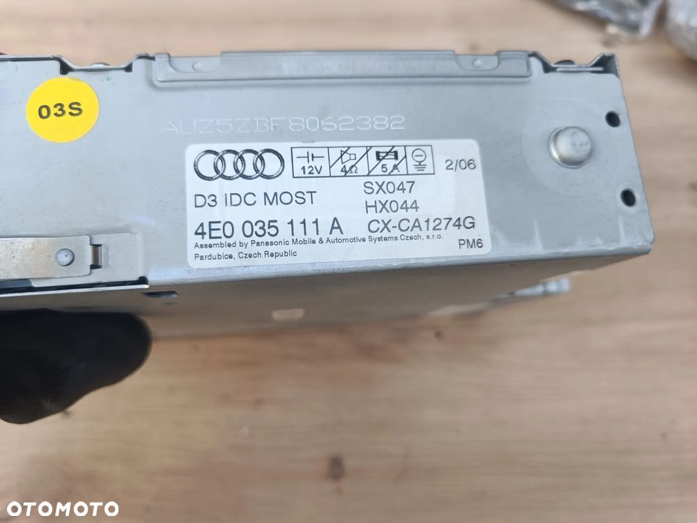 AUDI A4 B7 A6 C6 A8 D3 ZMIENIARKA PŁYT CD 4E0035111A - 5