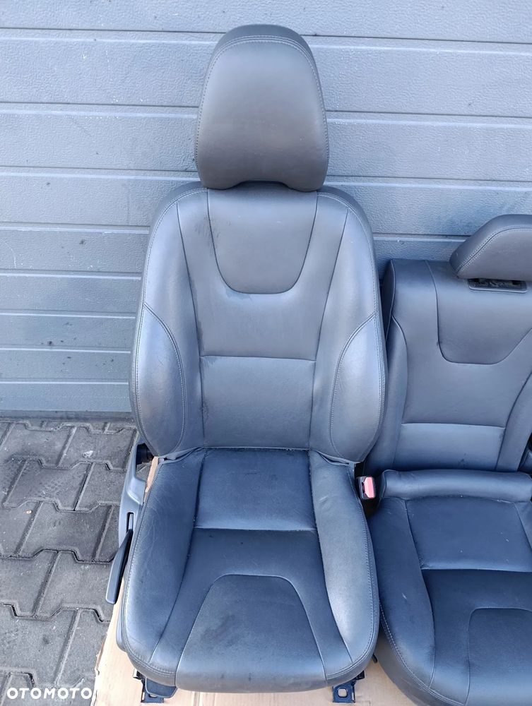 VOLVO V60 FOTELE SIEDZENIA KANAPA KOMPLET GRZANE SKÓRA - 8