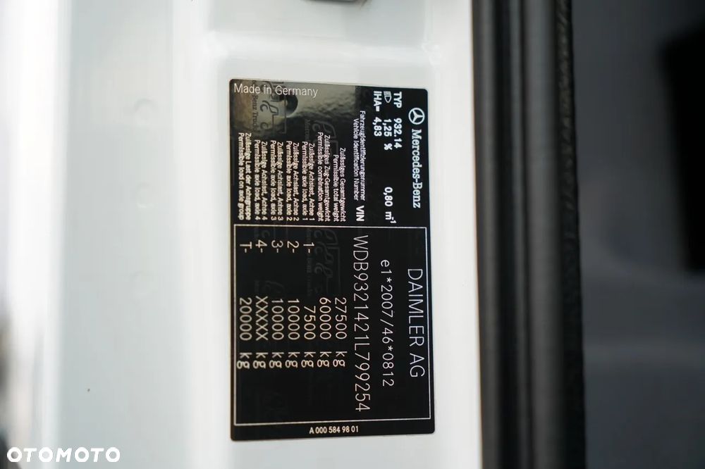 Mercedes-Benz ACTROS  2644 / 6X4 / WYWROTKA / 2X HYDROBURTA  / + HDS HIAB 166 ES-5  / PILOT /  ROTATOR / EPS + SPRZĘGŁO / EURO 5 - 37