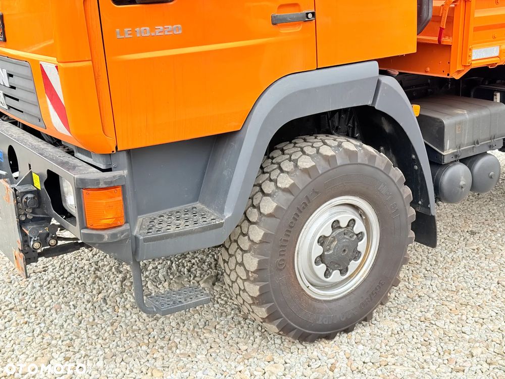 MAN * MAN 10-220 * Pług * Kiper Wywrotka Meiller * 4x4 * Zimowe Utrzymanie * Unimog * - 7