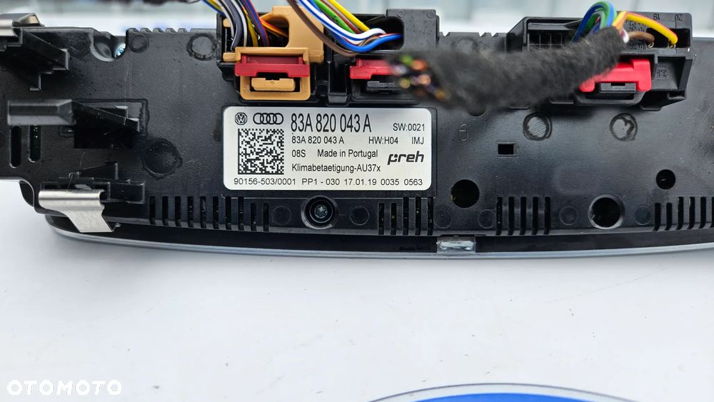 Audi SQ3 II 83A Q3 II 83A Panel klimatyzacji Sterowanie nawiewem Panel klimy AC 83A820043A EUROPA IDEALNY - 6
