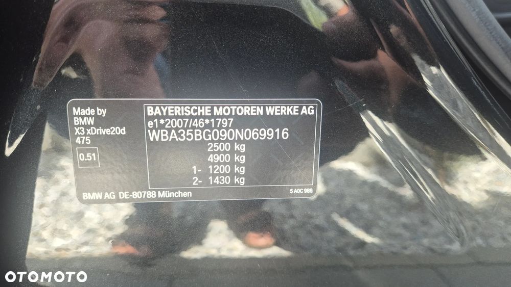 BMW X3 xDrive20d M Sport sport - 21